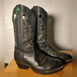 Boulet men's cowboy style steel toe cap high quality durable Canadian work boots